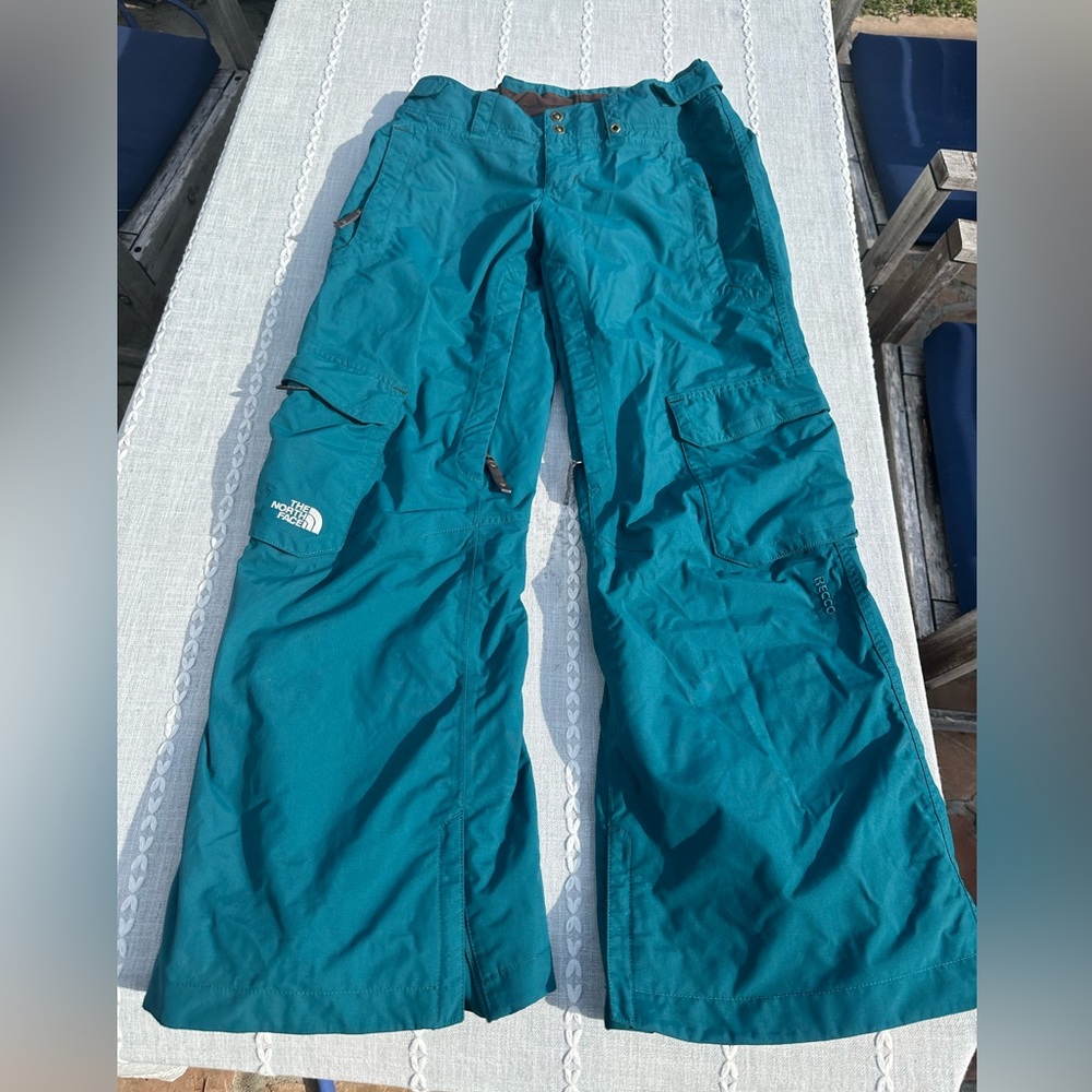 North face blue ski pants